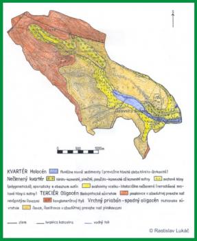 Geologická mapa katastra obce Uzovský Šalgov